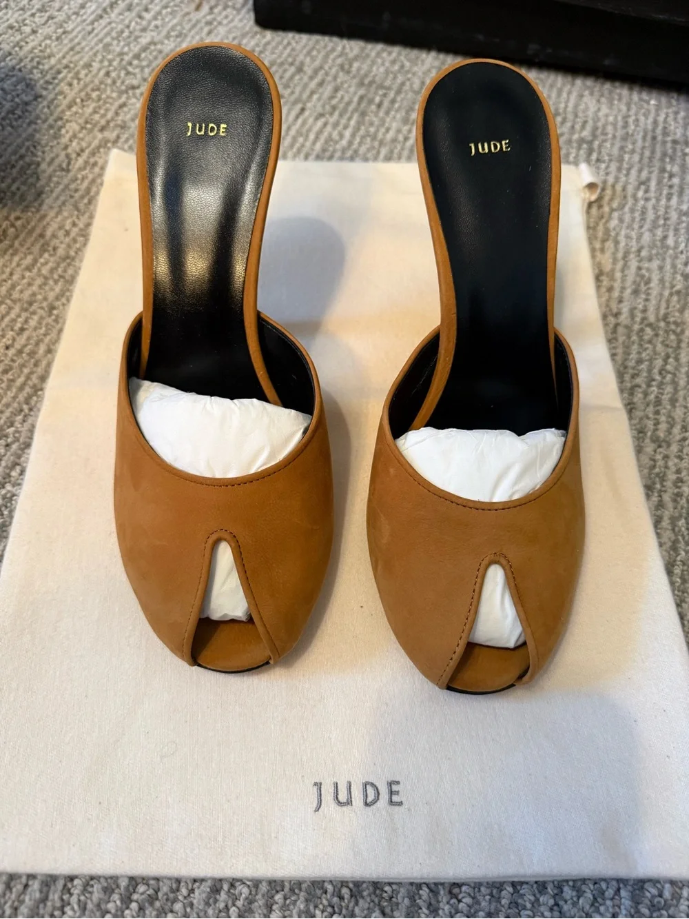 JUDE date suede mules - Picture 3 of 11